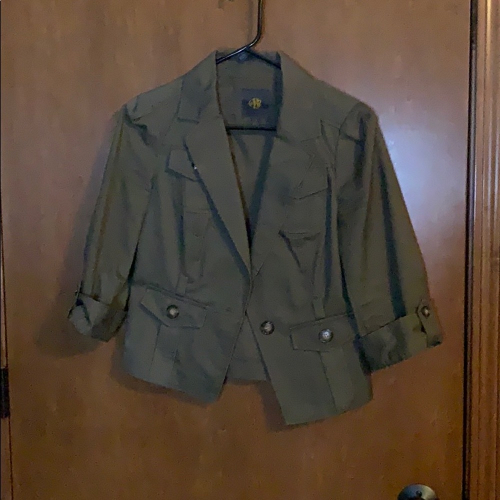 Dark green blazer